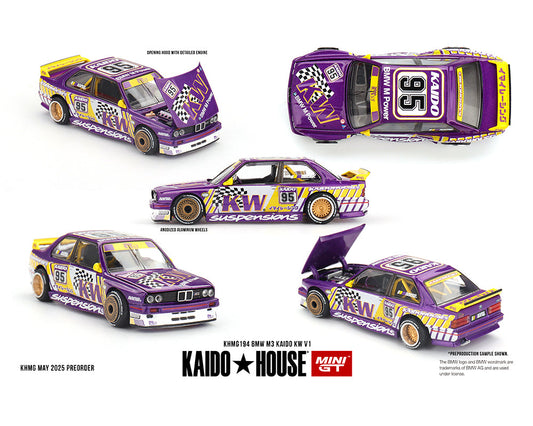 (Preorder) Kaido House 194 BMW M3 Kaido KW V1 – Purple