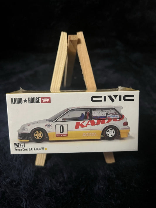 Kaido House 139 Honda Civic (EF) Kanjo v1 - Yellow/White